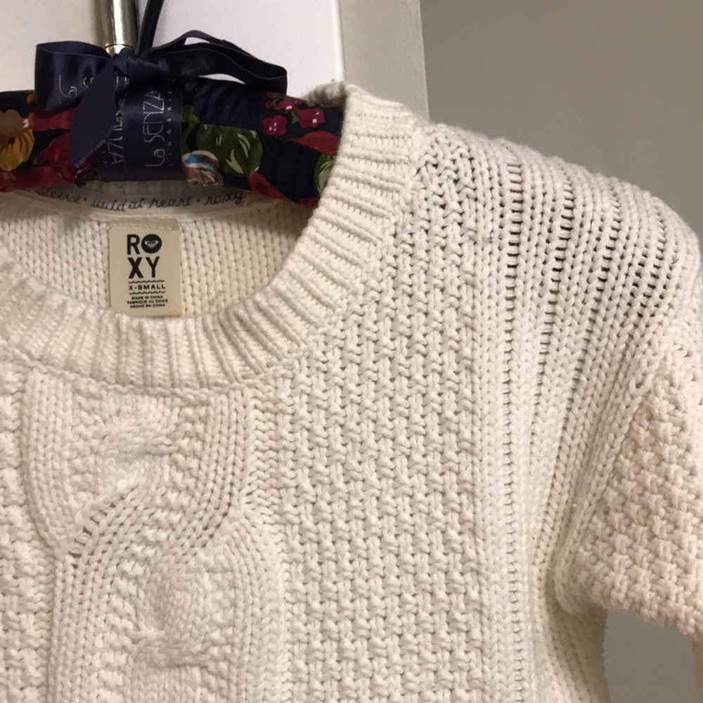 Roxy cable knit sweater tunic